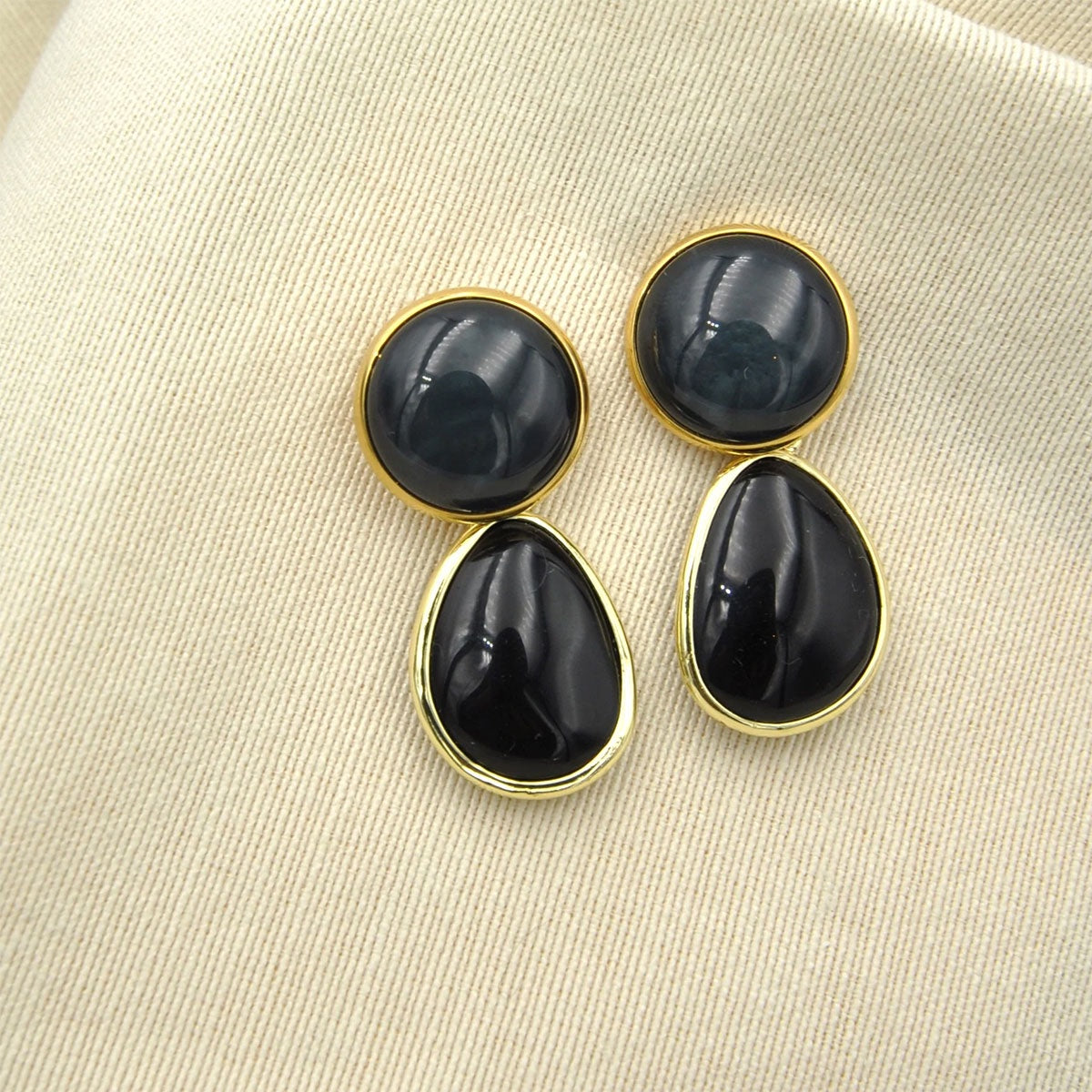 Oorring Épure Noir