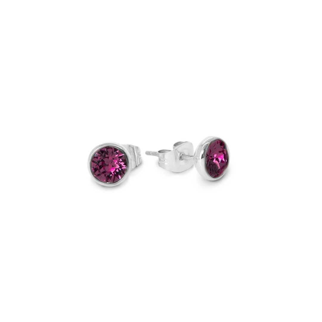 Mabel earring Aubergine