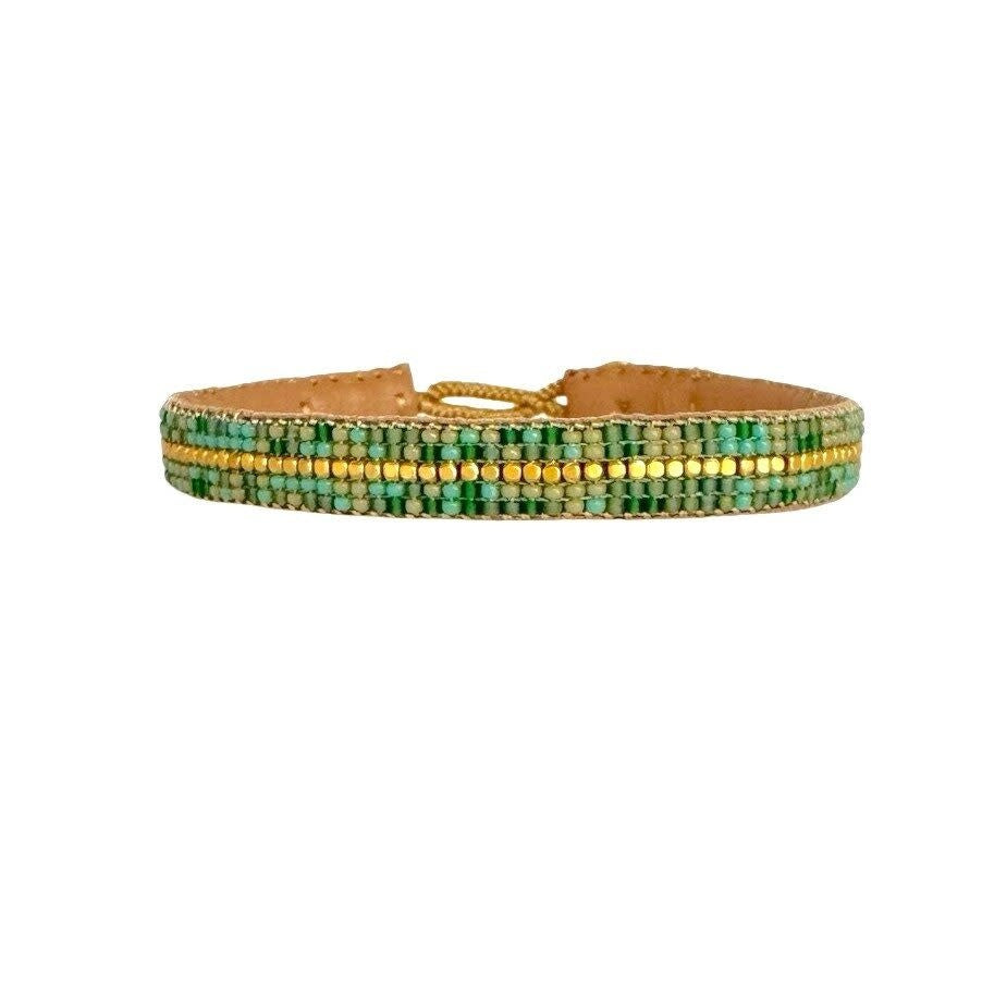 Armband The Stripe Mix Green
