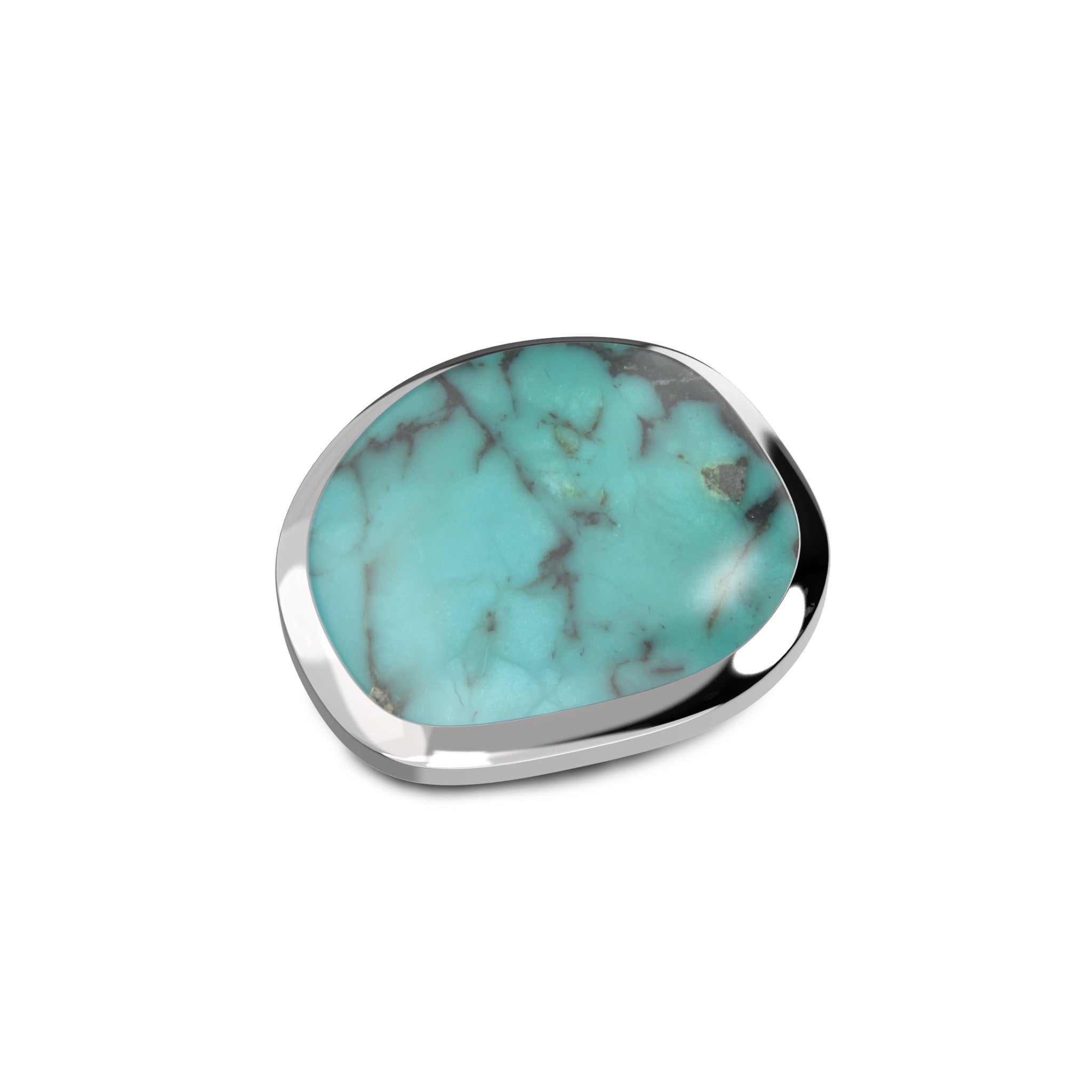 KO Shaped Disk Turquoise