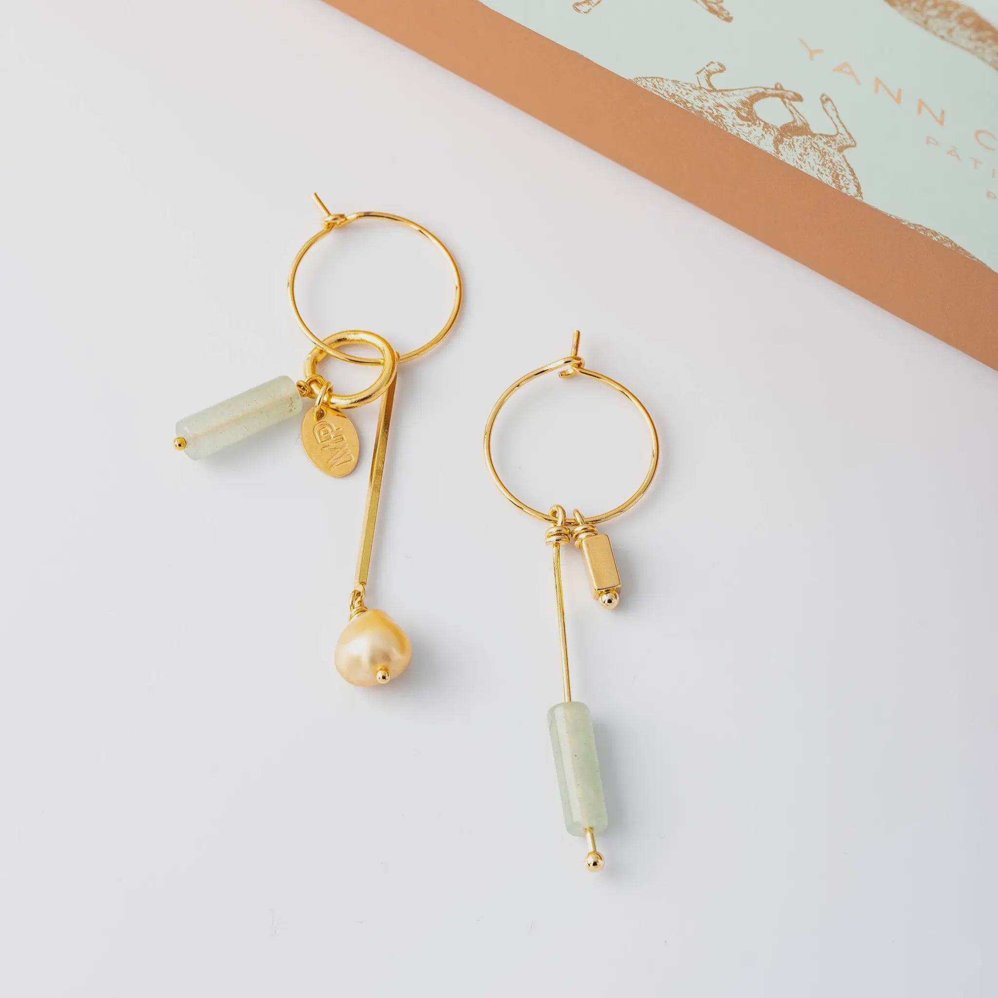 Asymmetrische Oorring VERNY-E-GLGR Babazou
