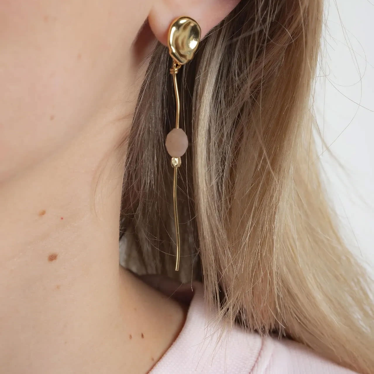 Asymmetrische Oorring VERNY26-E-GP Babazou